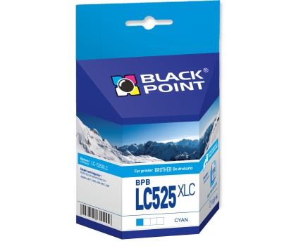 Tusz BLACK POINT BPBLC525XLC Zamiennik Brother LC525XLC